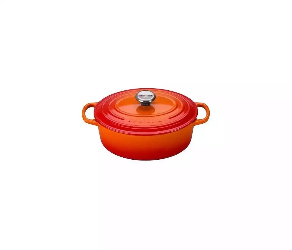 Le Creuset 2.75-Qt. Signature Enameled Cast Iron Oval Dutch Oven 1
