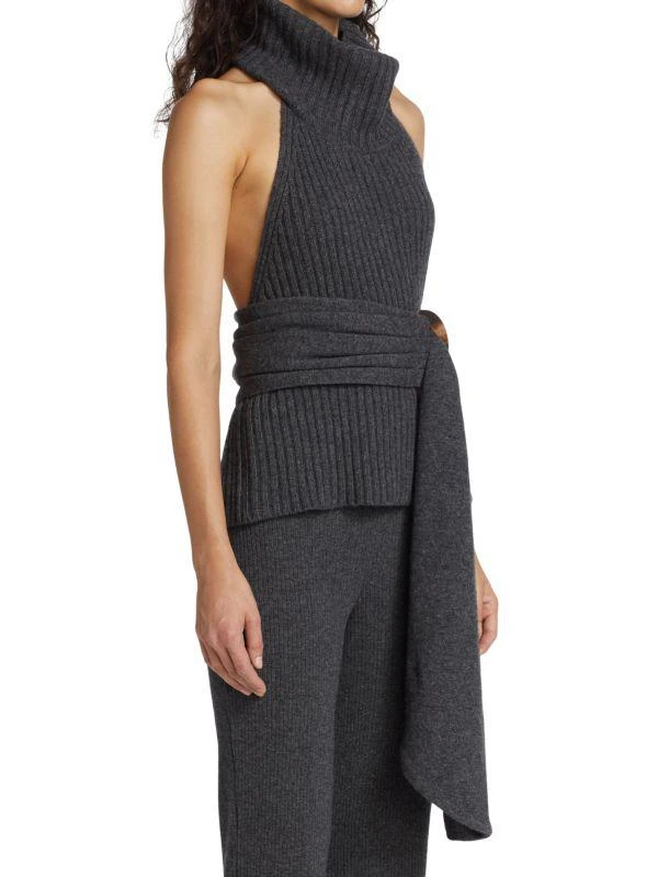 Piece of White Estelle Belted Sweater 3