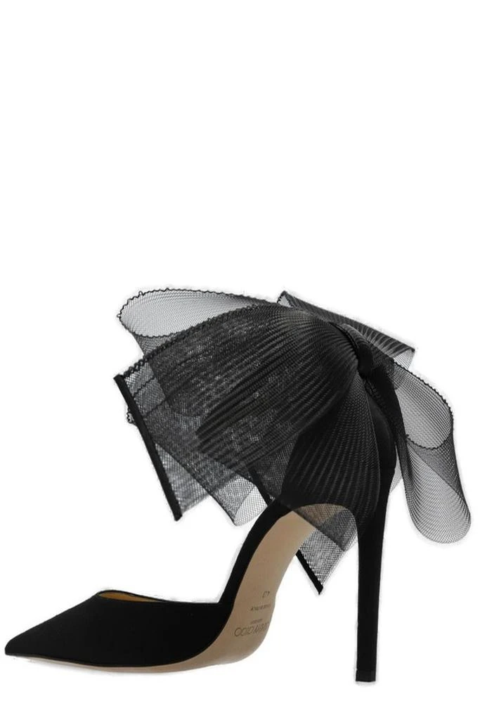 Jimmy Choo Jimmy Choo Averly 100 Bow-Detailed Asymmetric Pumps 3