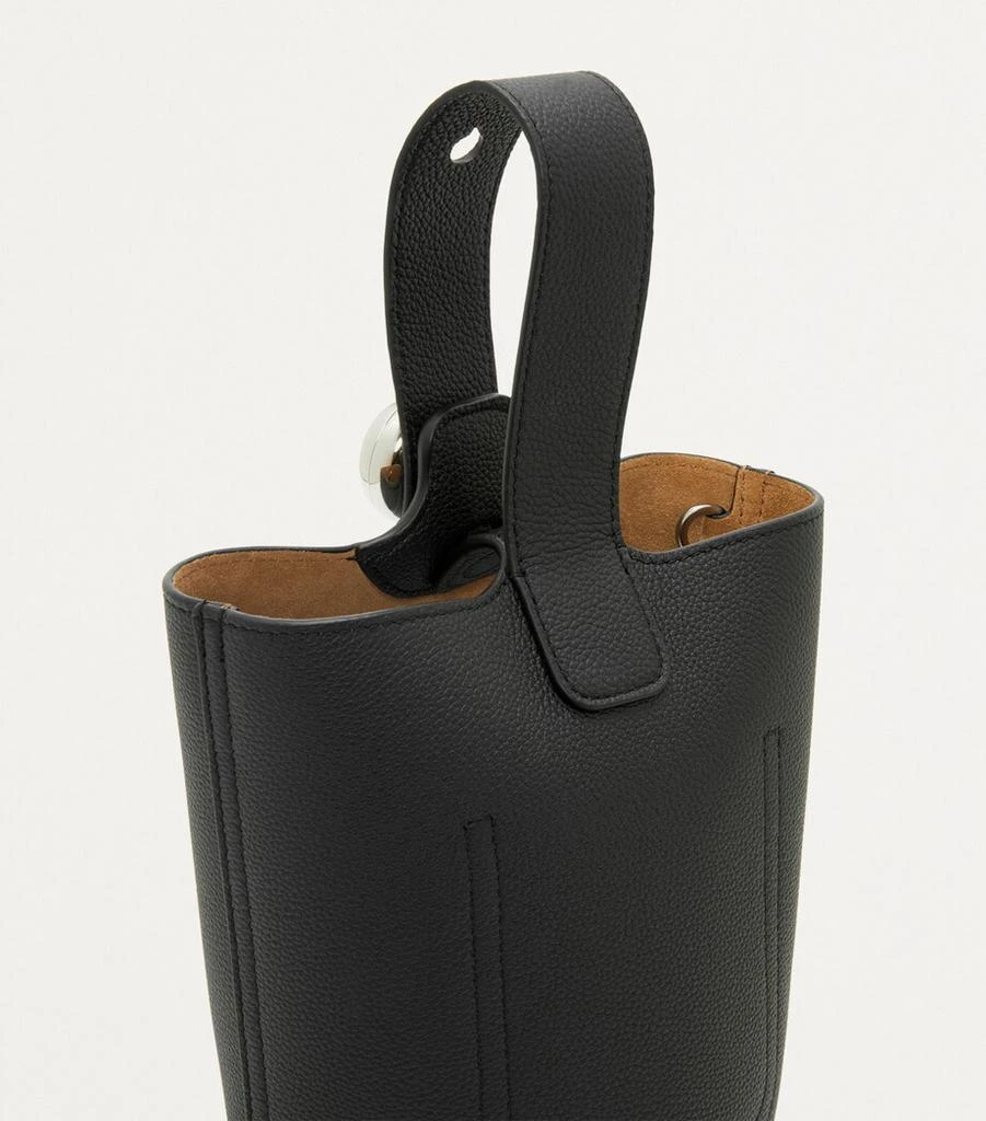 Loewe Mini Leather Pebble Bucket Bag 7