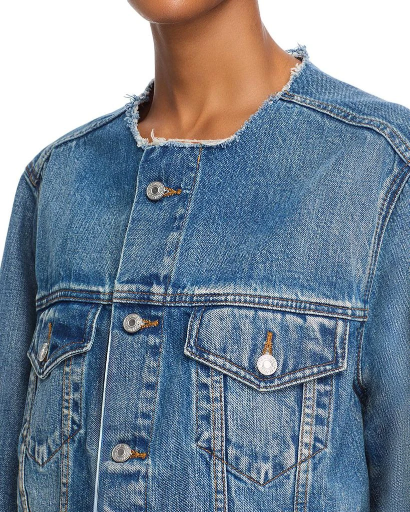 Re/Done Cutoff Denim Trucker Jacket 5