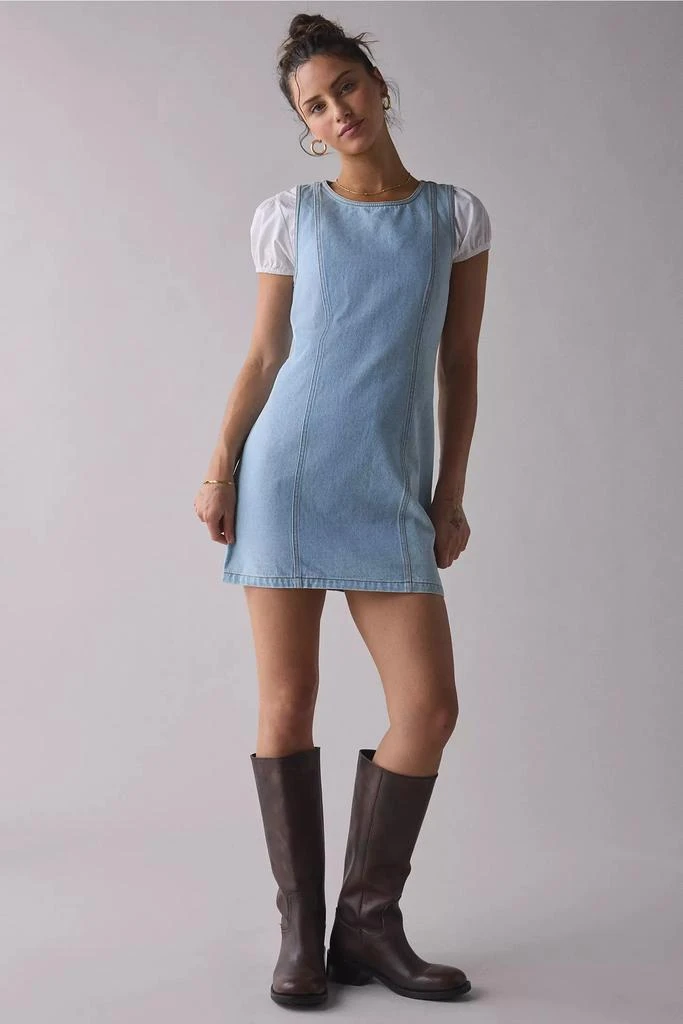 white christmas dresses Harvey Denim Mini Dress - Women's Denim Dress main image 0
