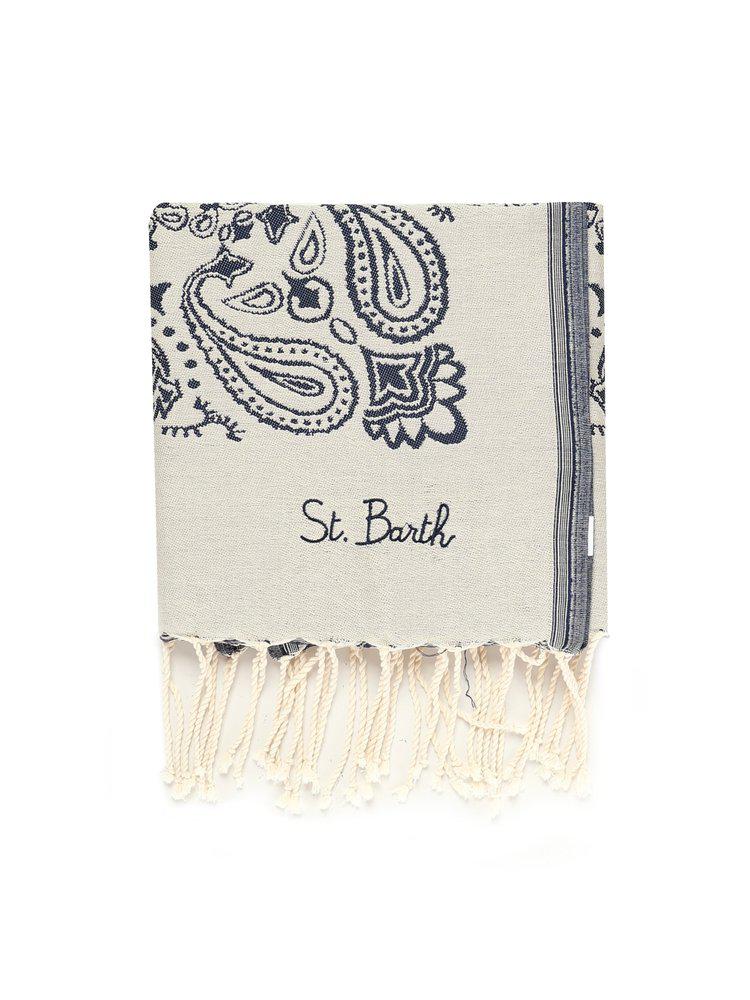 Mc2 Saint Barth Mc2 Saint Barth Fringed Foutas Beach Towel