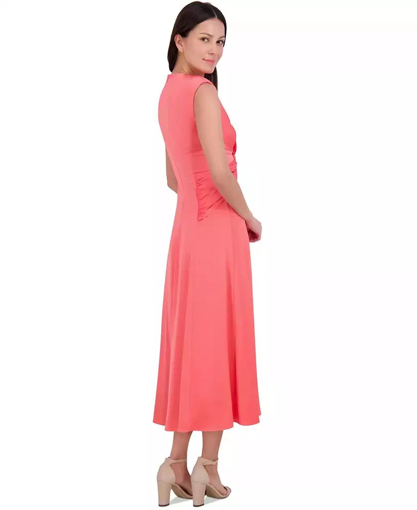 Vince Camuto Women's Twist-Front Extended-Cap-Sleeve Dress 4