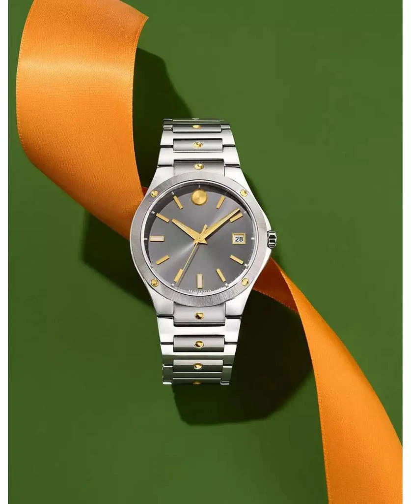 Movado Men's Swiss SE Gold PVD & Stainless Steel Bracelet Watch 41mm 6