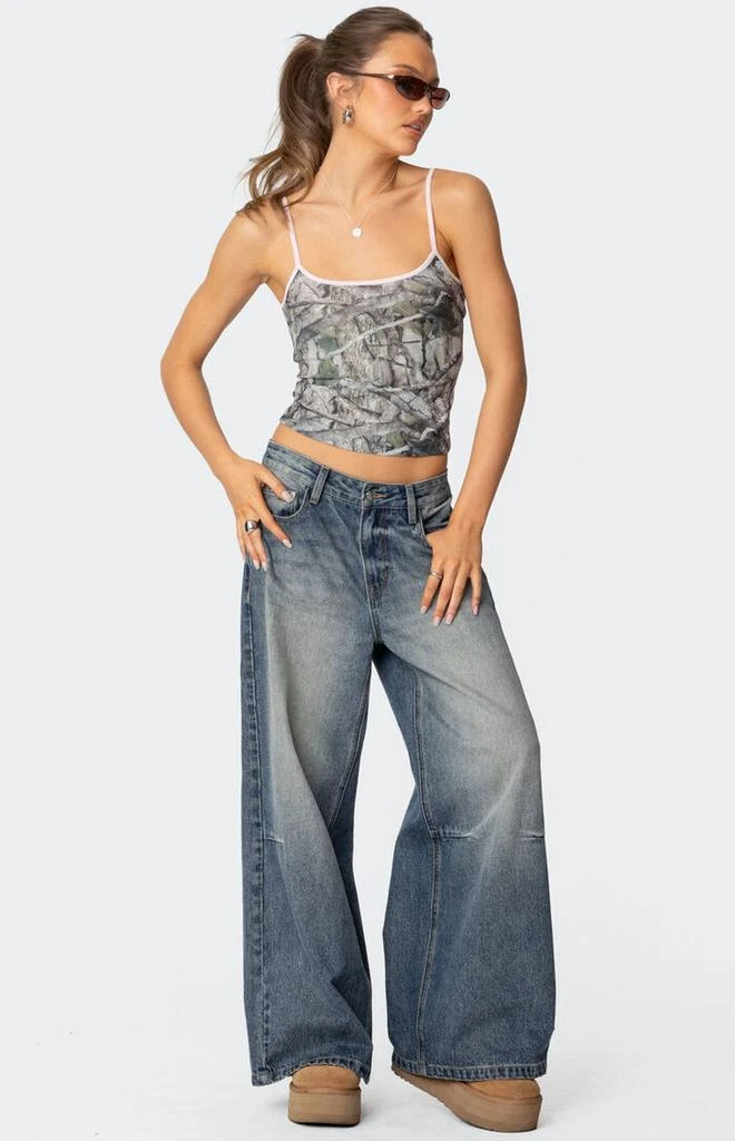 Edikted Camo Contrast Tank Top 4