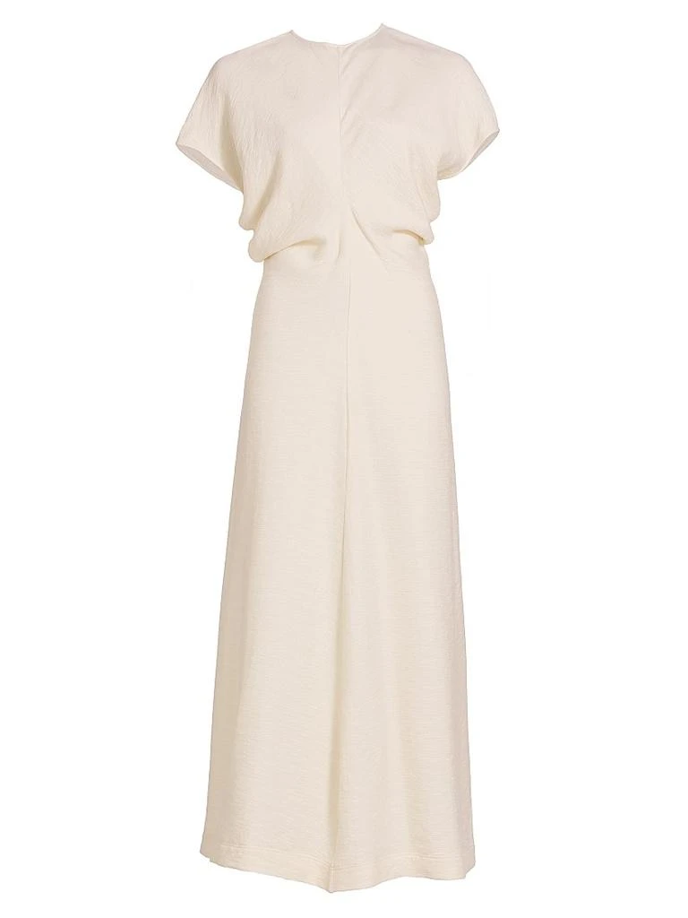 Totême Crinkled Slouch-Waist Midi-Dress 1