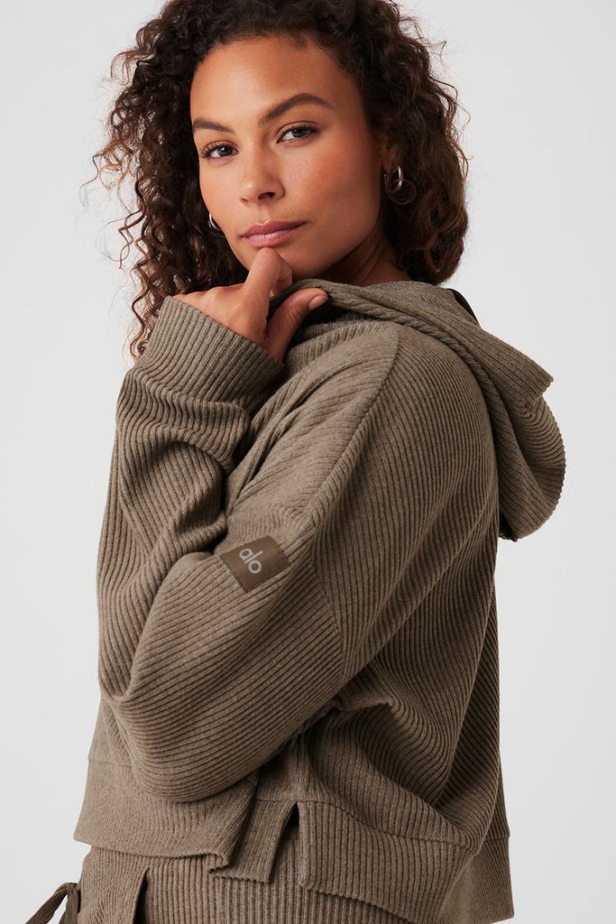 Alo Muse Hoodie - Olive Tree Heather - Hoodies - Compare Prices