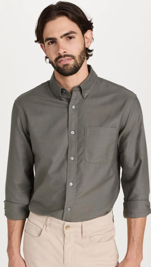 Club Monaco Solid Oxford POV Shirt 6