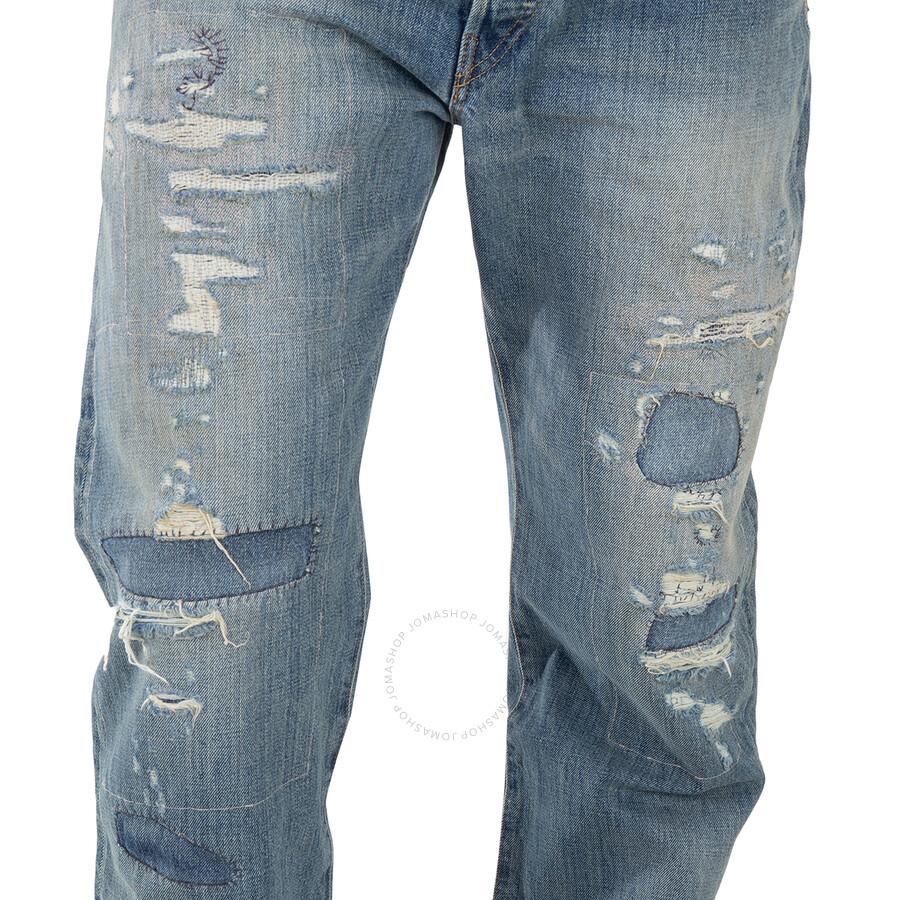 Ralph Lauren Distressed Vintage Classic Denim Jeans