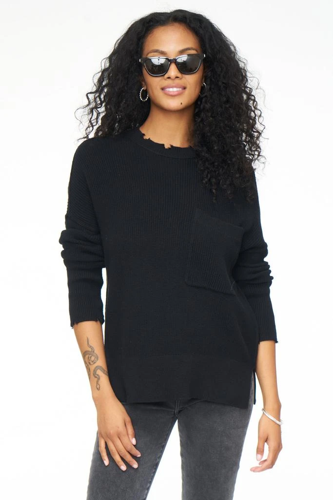 Pistola Denim Darya Oversized Crewneck Pullover - Midnight 6