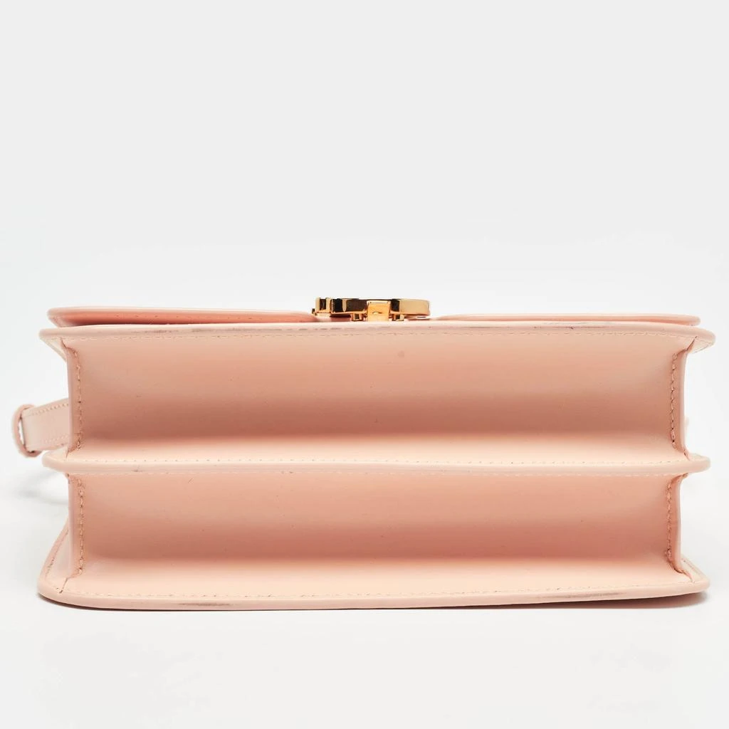 Burberry Burberry Peach Pink Leather Small TB Shoulder Bag 6