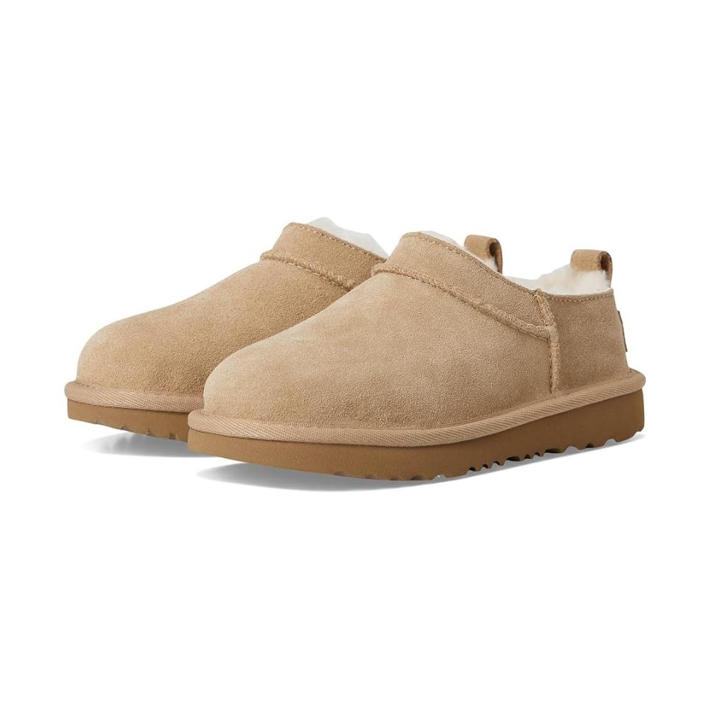 UGG Classic Micro 1174410K-SAN Slipper Kids Sand Suede Faux Fur