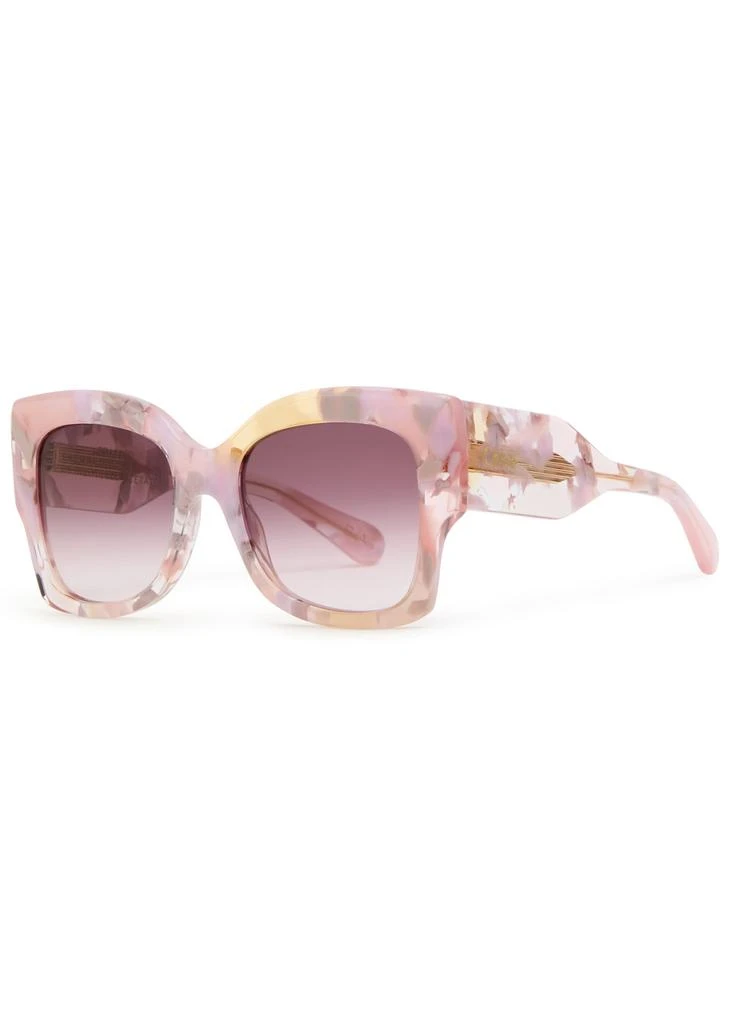 Chloé Oversized square-frame sunglasses 1