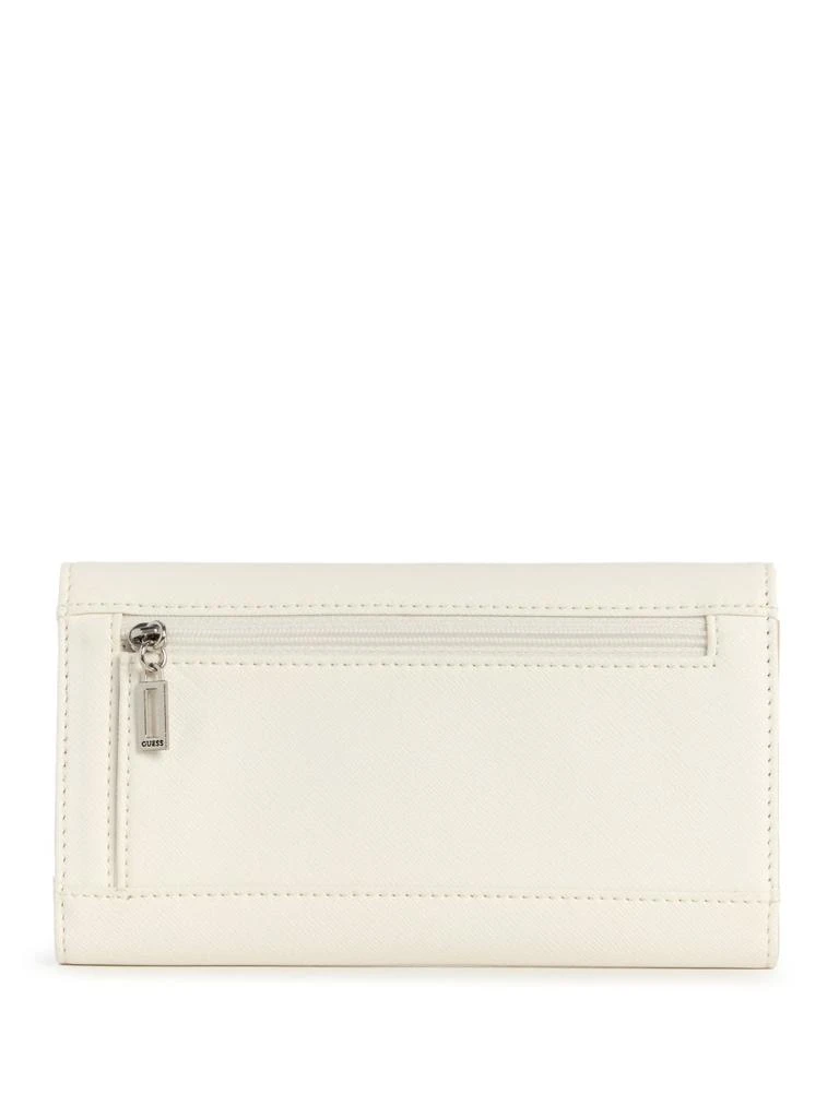 Guess Factory Abree Logo Saffiano Slim Wallet 6