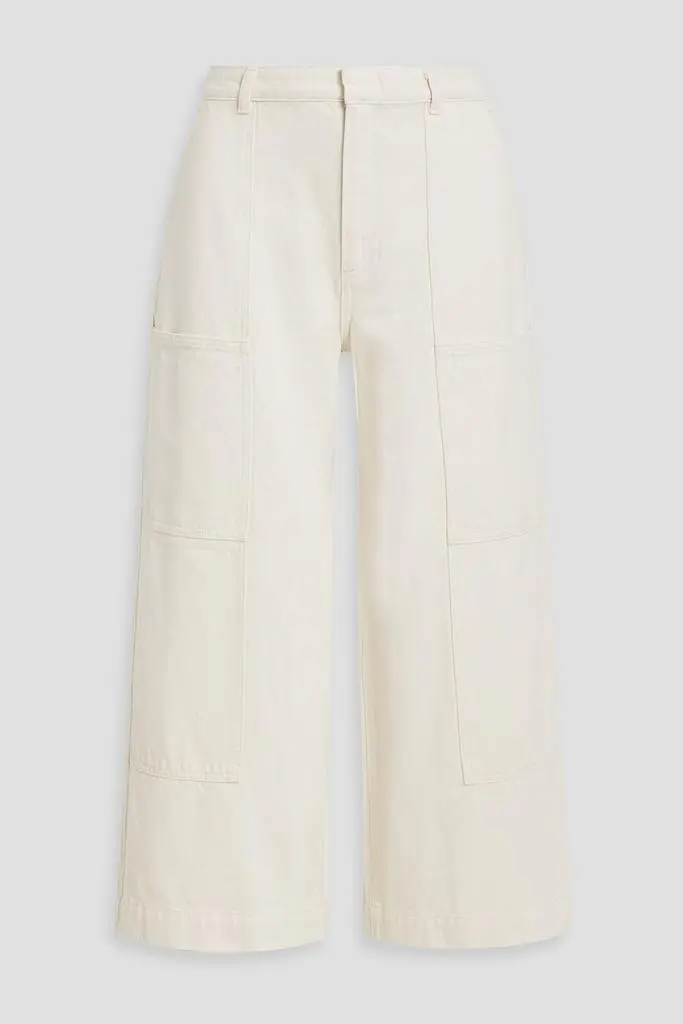 Vince Cropped high-rise cargo jeans