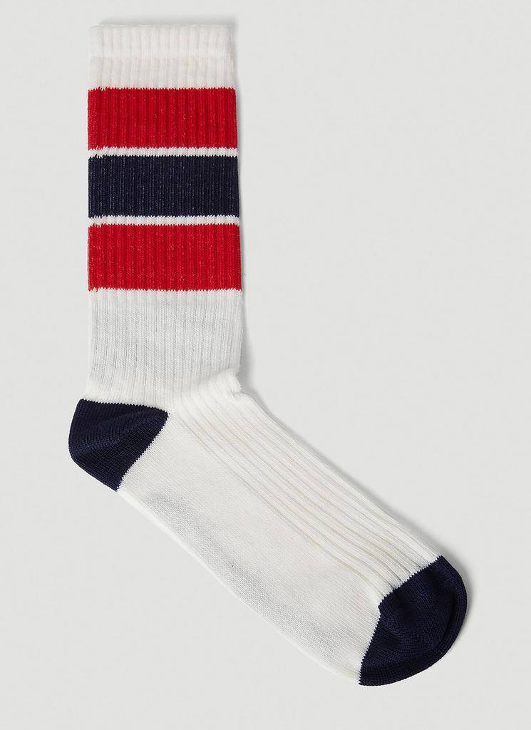 Meryll Rogge Meryll Rogge Emblem Striped Socks