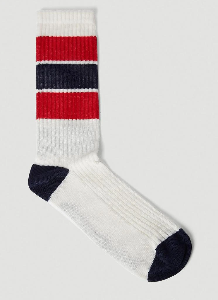 Meryll Rogge Meryll Rogge Emblem Striped Socks 2