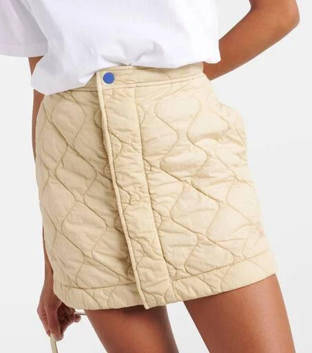 Burberry Quilted high-rise miniskirt 4