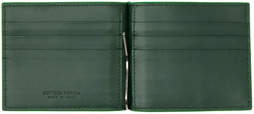 Bottega Veneta Green Bill Clip Wallet 3