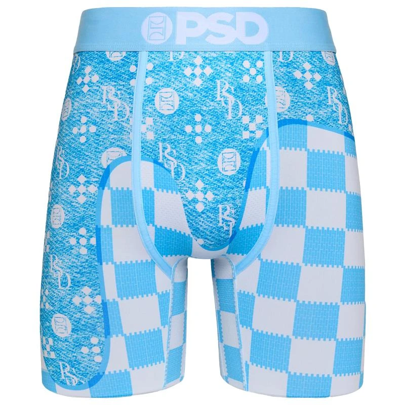 PSD PSD Blue Denim Drip Briefs - Men's 1