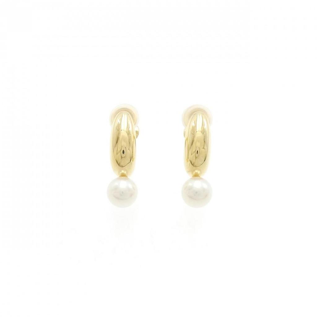 Mikimoto yellow gold (18K) Clip Earrings (Pre-Owned)