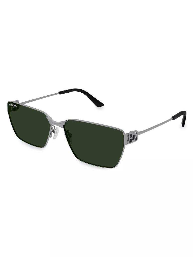 Balenciaga Mercury 63MM Square Sunglasses - Accessories
