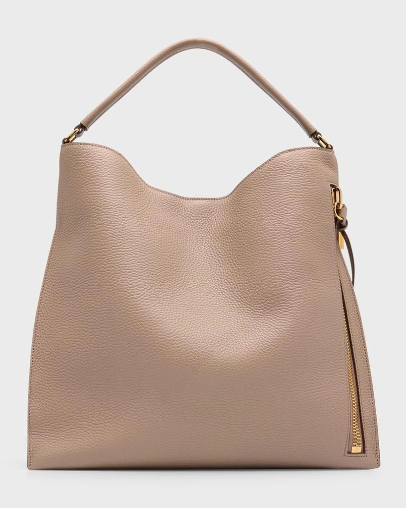 Tom Ford Alix Hobo Large in Grained Leather 1