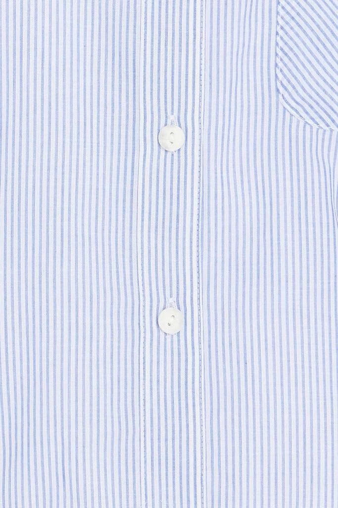 Rag & Bone Maxine cropped striped cotton shirt 4