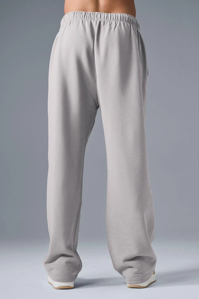 Alo Washed Accolade Straight Leg Sweatpant - Grey Sky Wash 3