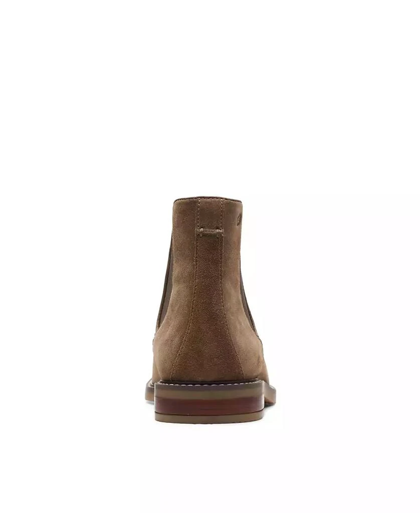 Clarks Men's Collection Jaxen Chelsea Suede Comfort Boots 3