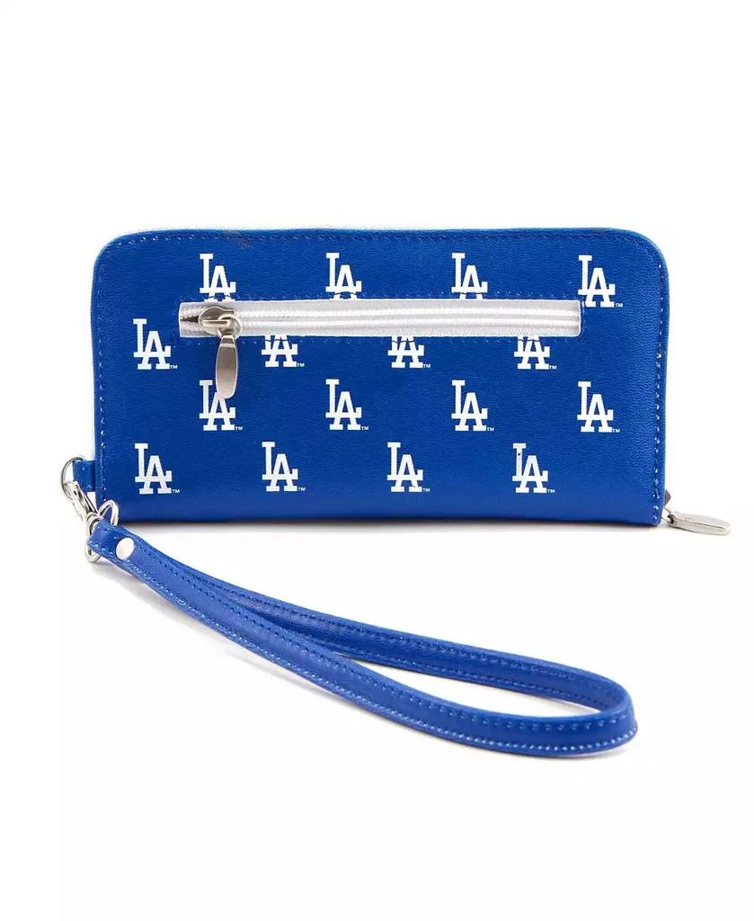 Eagles Wings Women's Los Angeles Dodgers Zip-Around Wristlet Wallet 1