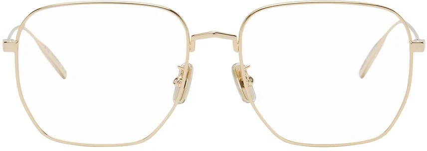 Givenchy Gold Square Glasses 1