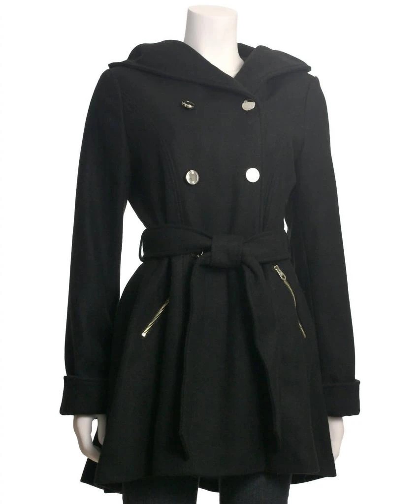 Jessica Simpson Jessica Simpson - Women's Double Breasted Hooded Coat