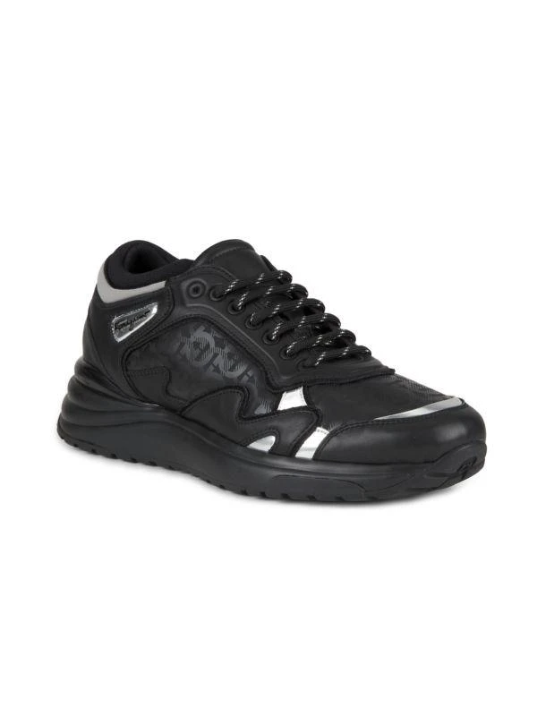 Salvatore Ferragamo Gancini Leather Sneakers 2