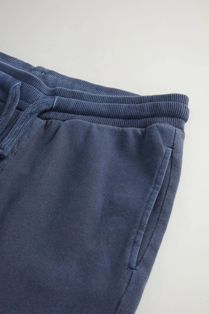Woolrich Garment-Dyed Pure Cotton Chinos - Boys - Blue 4