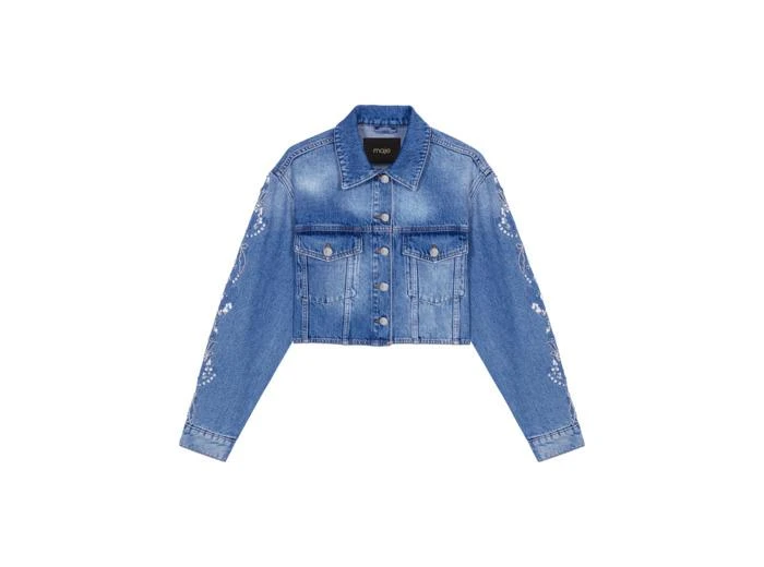 Blouson en denim brodé – On Sale Now with Up to 36% Off Discover