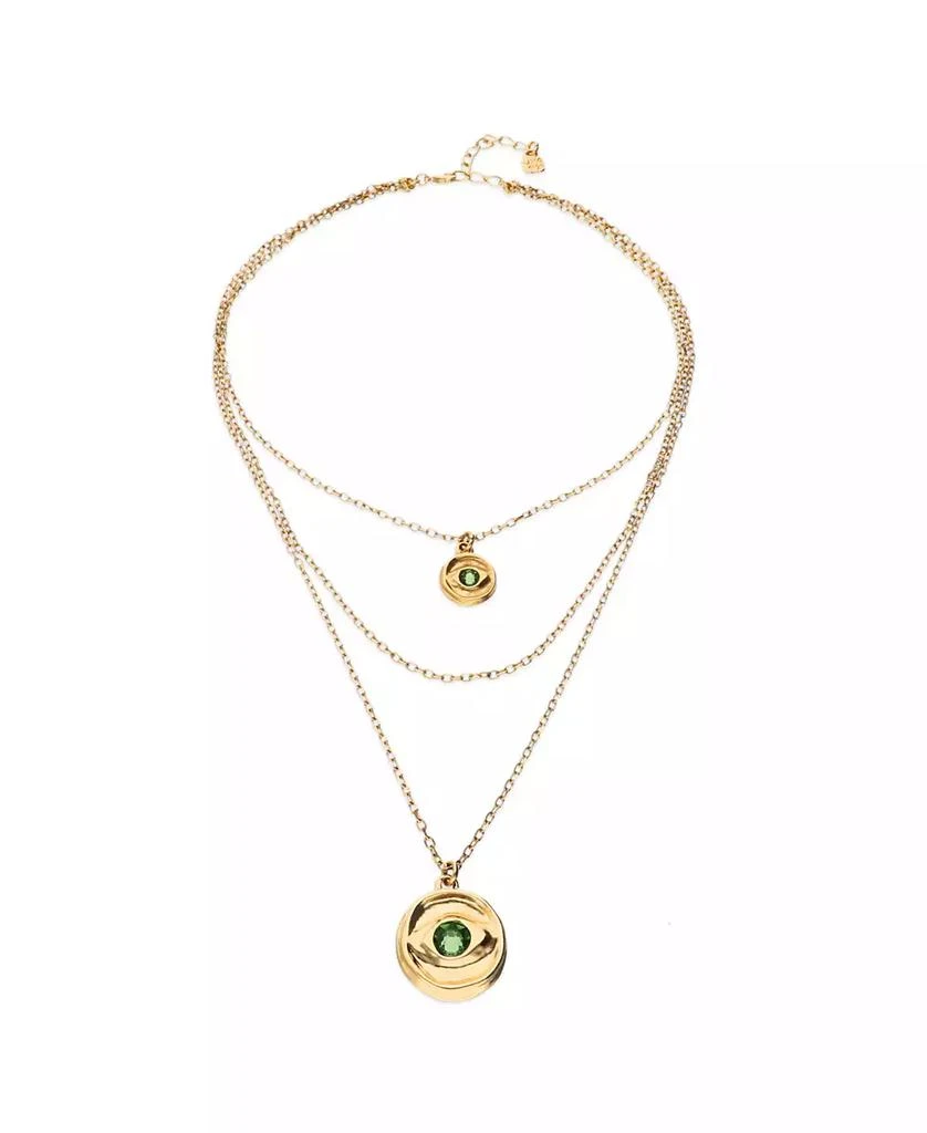 UNOde50 Two Eye Charms with Triple Necklace 3