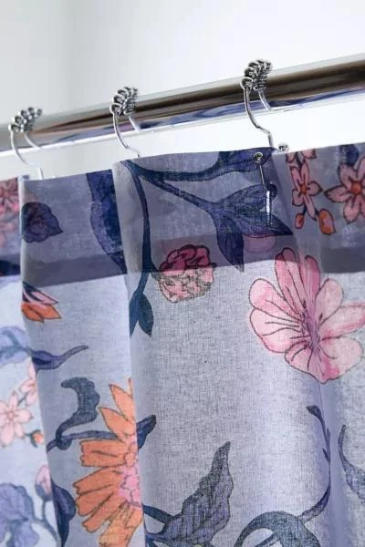 Urban Outfitters Ella Vine Floral Shower Curtain 3
