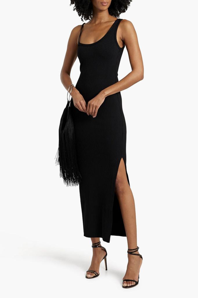 Bec & Bridge Anastasia ribbed-knit maxi dress