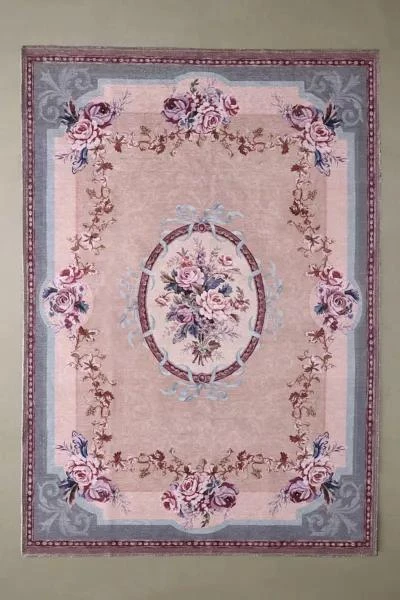 Urban Outfitters Antoinette Floral Digital Printed Rug 1