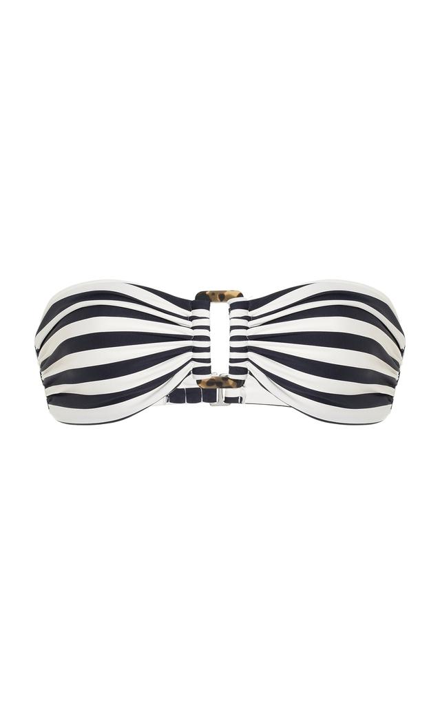 Anemos Anemos - Exclusive Bandeau Bikini Top - Stripe - XL - Moda Operandi