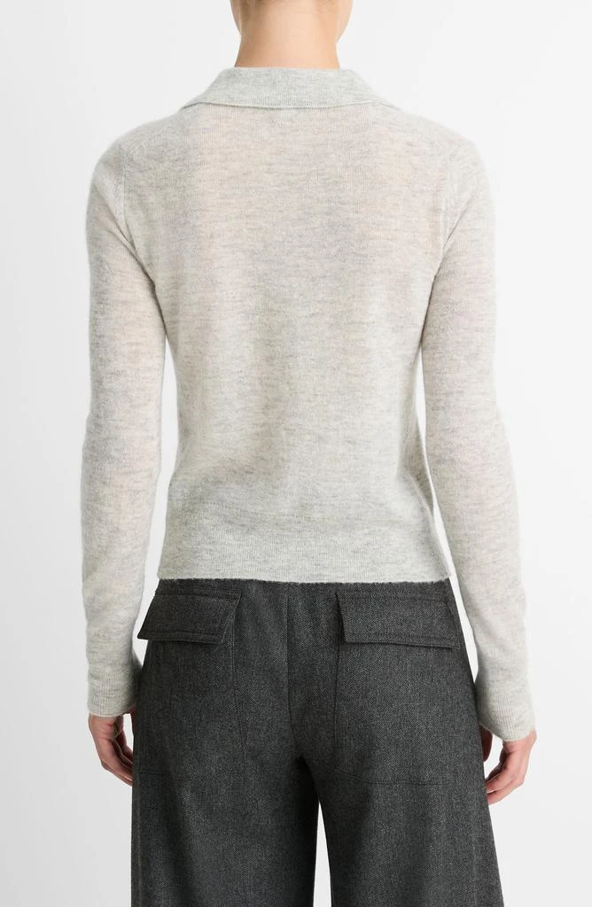 Vince Wool Blend Polo Sweater 2