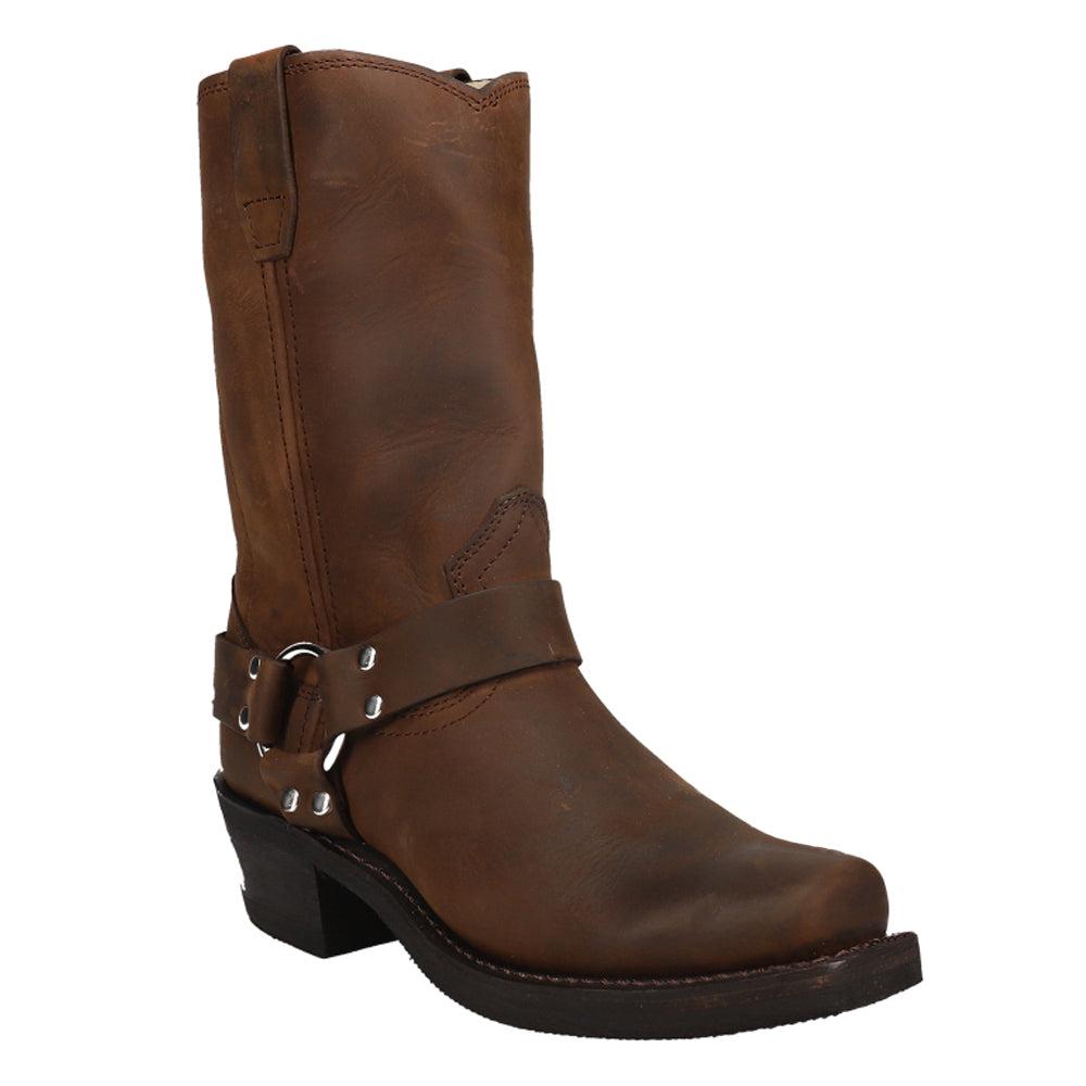 Durango Harness Square Toe Pull On Cowboy Boots