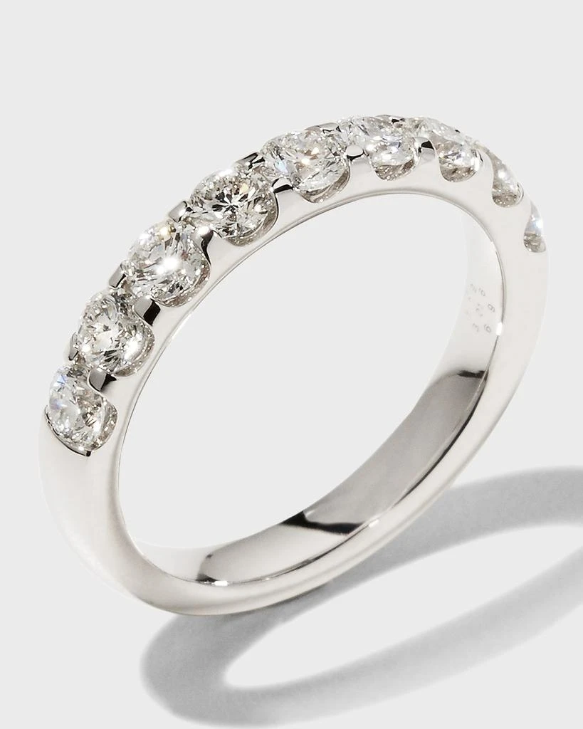 Memoire Platinum 9 Round Diamond Ring, Size 6, 1.00tcw 3