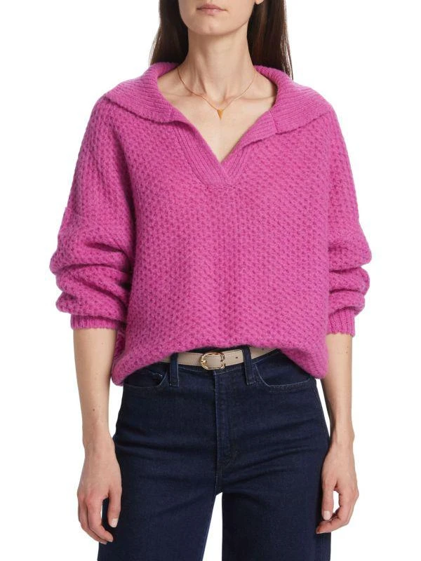 XIRENA Alpaca-Blend Textured Sweater 1