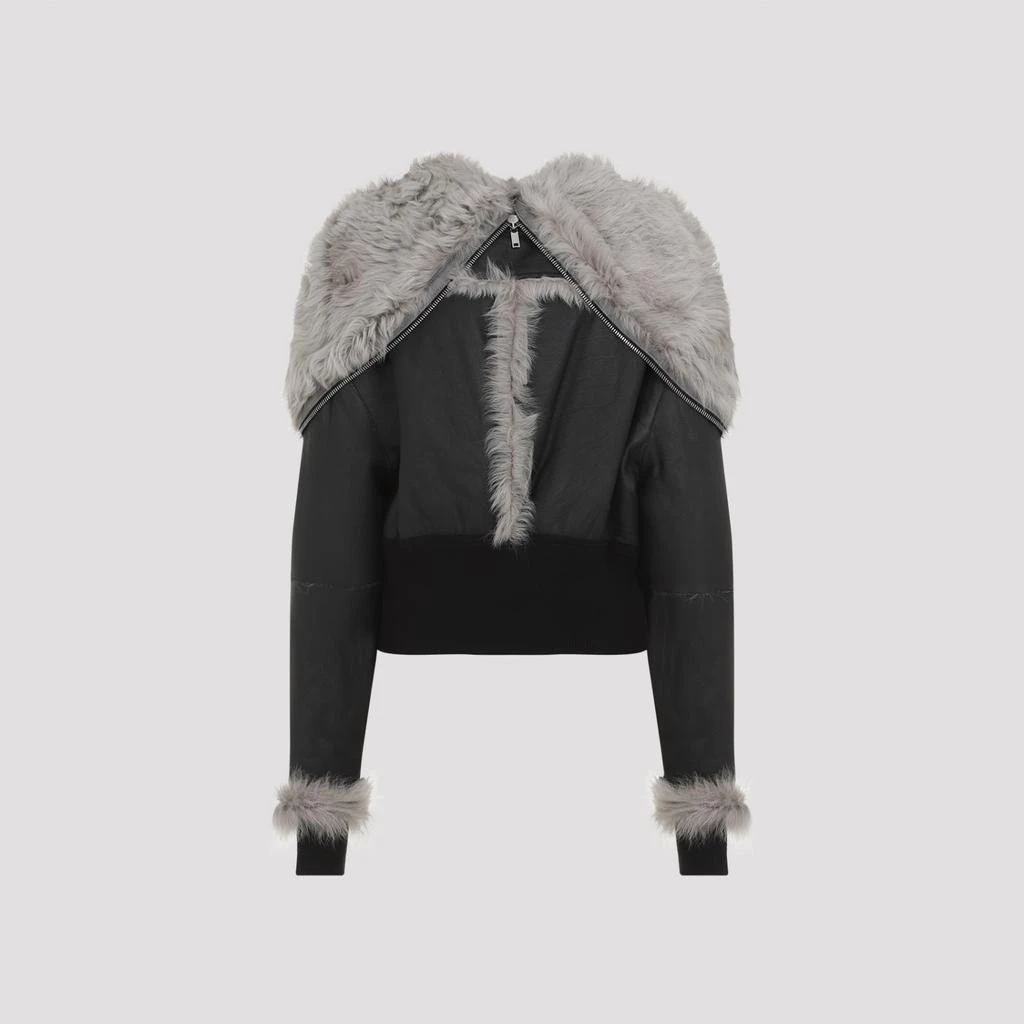Rick Owens Shearling Zip Jacket 3