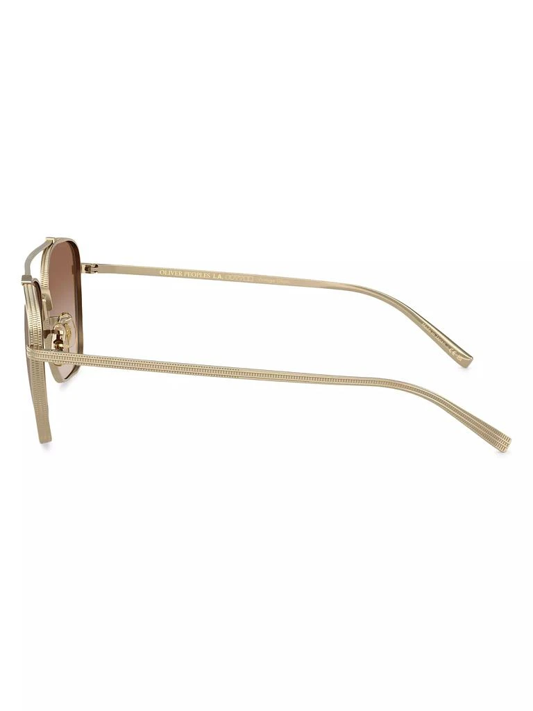 Oliver Peoples 55MM Aviator Sunglasses 3