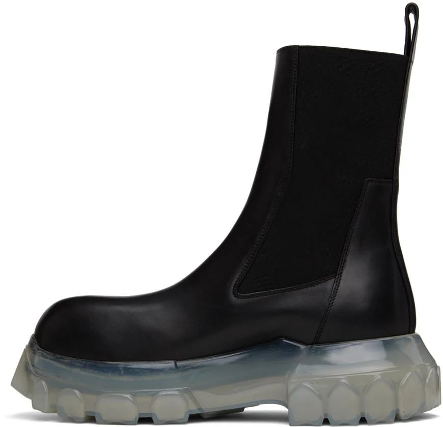 Rick Owens Black Beatle Bozo Tractor Boots 3