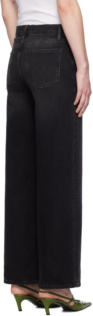 FRAME Black 'Le Slim Palazzo' Jeans 3